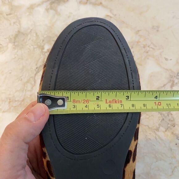 Nurture Pony Hair Leopard Print Ballerina Flats - Picture 9 of 9